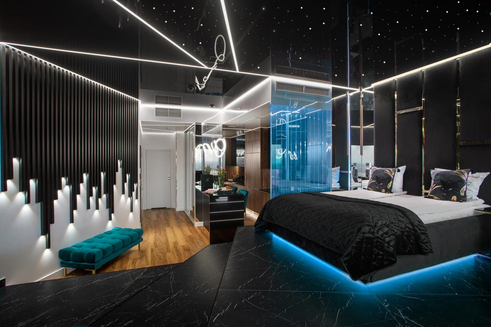 Apartamenty Sky Tower Z Jakuzzi Przy Oknie Breslavia Exterior foto