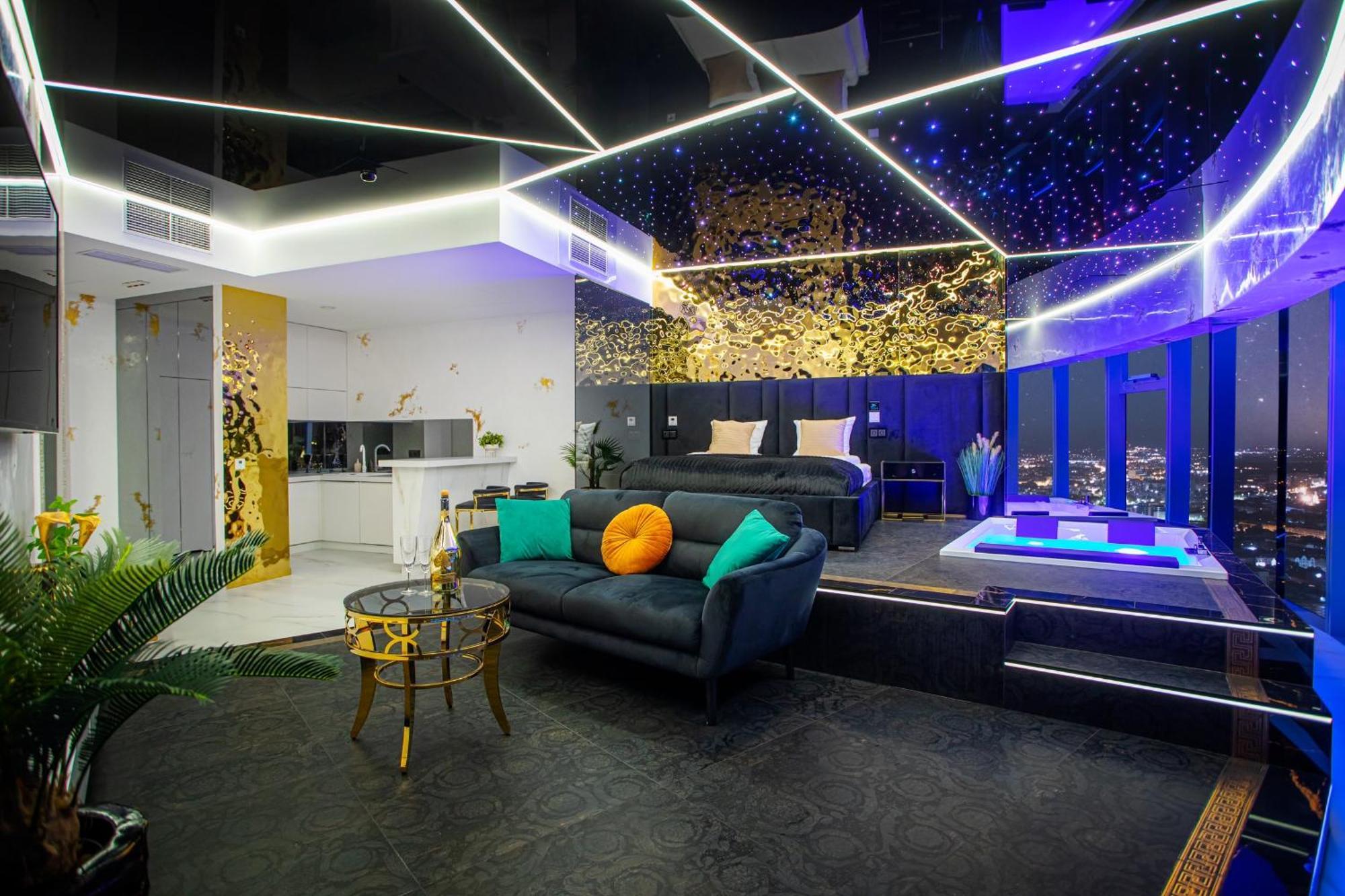 Apartamenty Sky Tower Z Jakuzzi Przy Oknie Breslavia Exterior foto