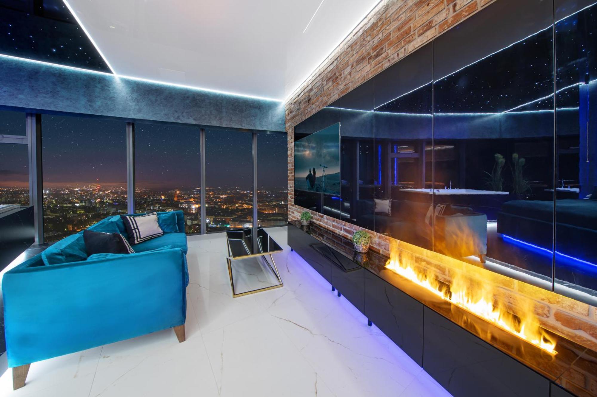 Apartamenty Sky Tower Z Jakuzzi Przy Oknie Breslavia Exterior foto